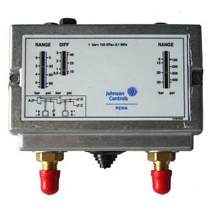 Tlakový spínač Johnson Controls P78MCB-9300, rozsah 0.5...7 bar